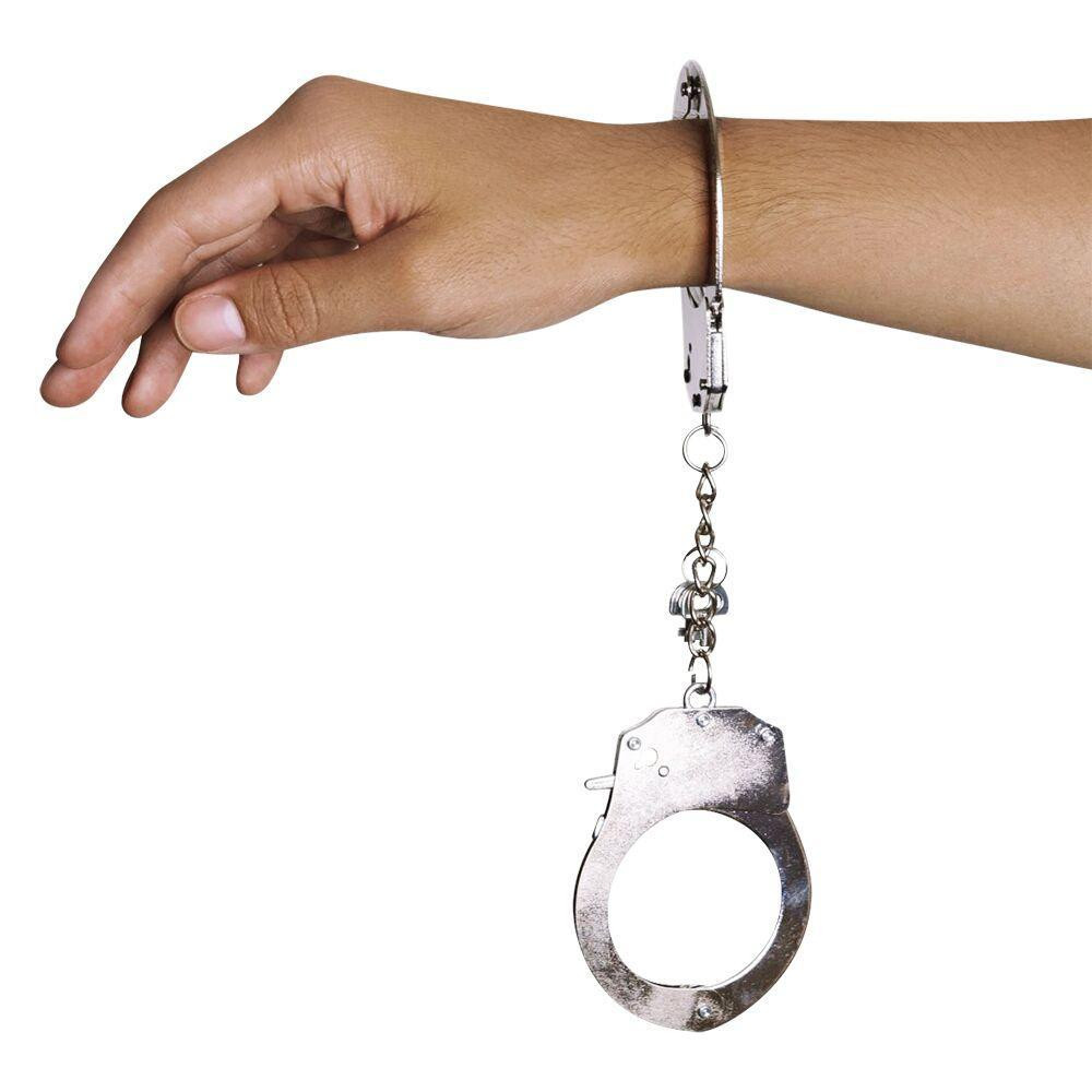 Наручники металлические Adrien Lastic Handcuffs Metallic (полицейские) Sex Aura Киев - изображение 3