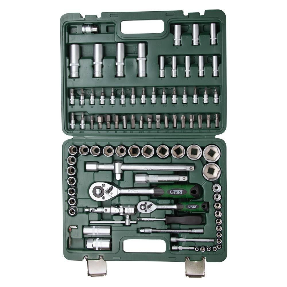 Набор торцевых насадок и бит 1/4