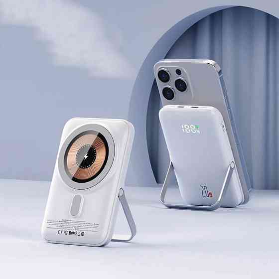 Повербанк Q15 10000 mAh 20W (MagSafe) - Білий Київ