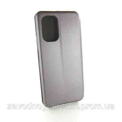 Чехол книжка Подставка Xiaomi Poco F3 (серый) Одесса