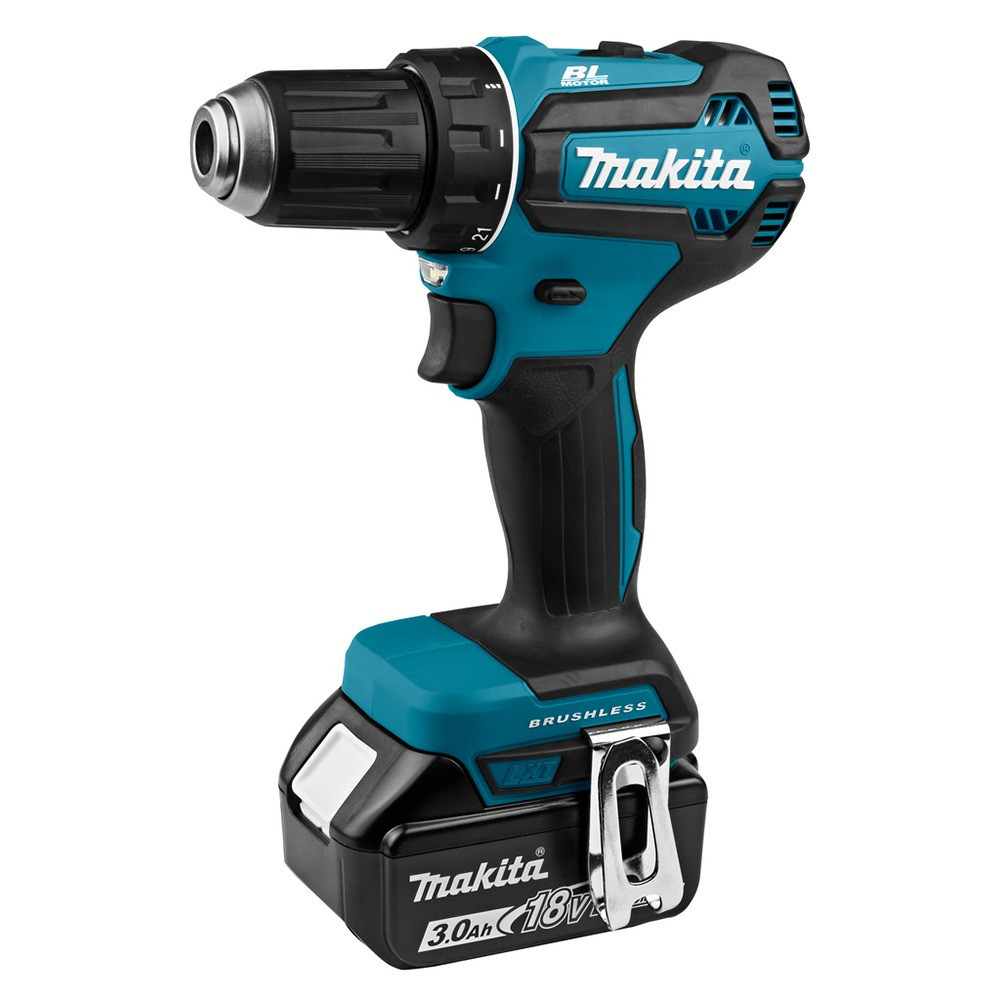 Дриль-шурупокрут акумуляторний Makita DDF485SFJ 18 В, 50 Нм, 2×3 А·год, Makpac Київ - фото 2