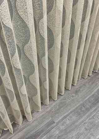 Тюль жакард колір бежевий 1999т Київ