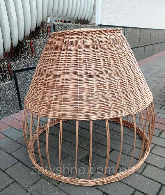 Люстра плетеная из лозы  натуральная Киев - изображение 1