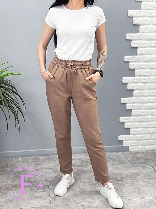 Вкорочені штани з кишенями "Street" оптом | Норма Капучіно, 46 Київ - фото 3