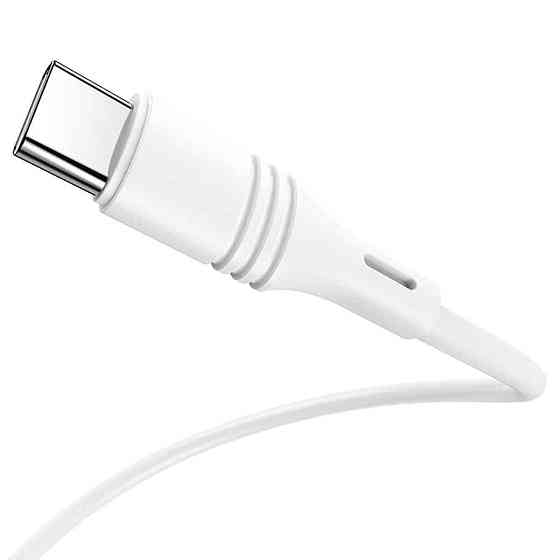 Кабель BOROFONE BX43 USB to Type-C 3A, 1m, PVC, PVC connectors, White Київ