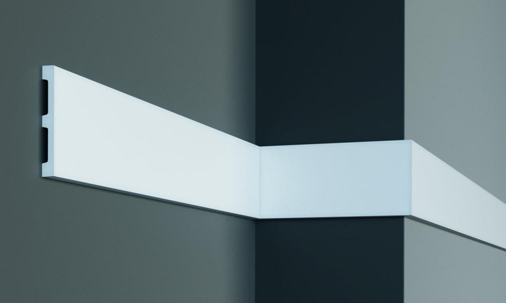 Плинтус полиуретановый гладкий Gaudi Decor CR 956 Днепр - изображение 1