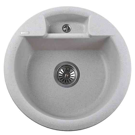 Гранітна мийка Globus Lux GURON перловий 480 мм Київ