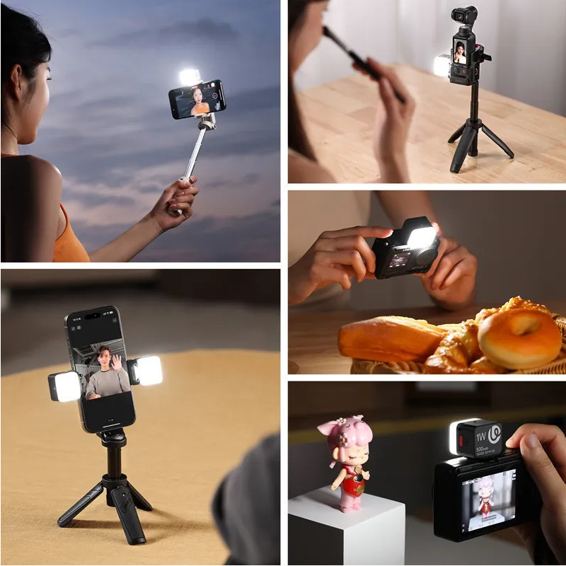 Мини накамерный свет с рассеивателем 5600К CRI 95+ белый Ulanzi DG01 Киев - изображение 3