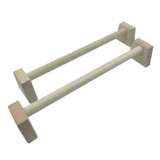 Паралетси, упори для віджимання дерев'яні Wood Gym Push Up NE-WD-50 з бука 50 см 2 шт Вінниця