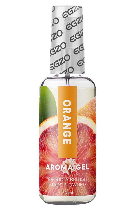 Оральний гель-лубрикант EGZO AROMA GEL — Orange, 50 мл Sex Aura Київ - фото 2
