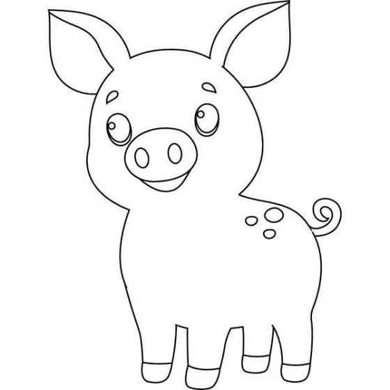 Детская раскраска ArtCraft Поросёнок 25х30 см (15110-AC) Харьков