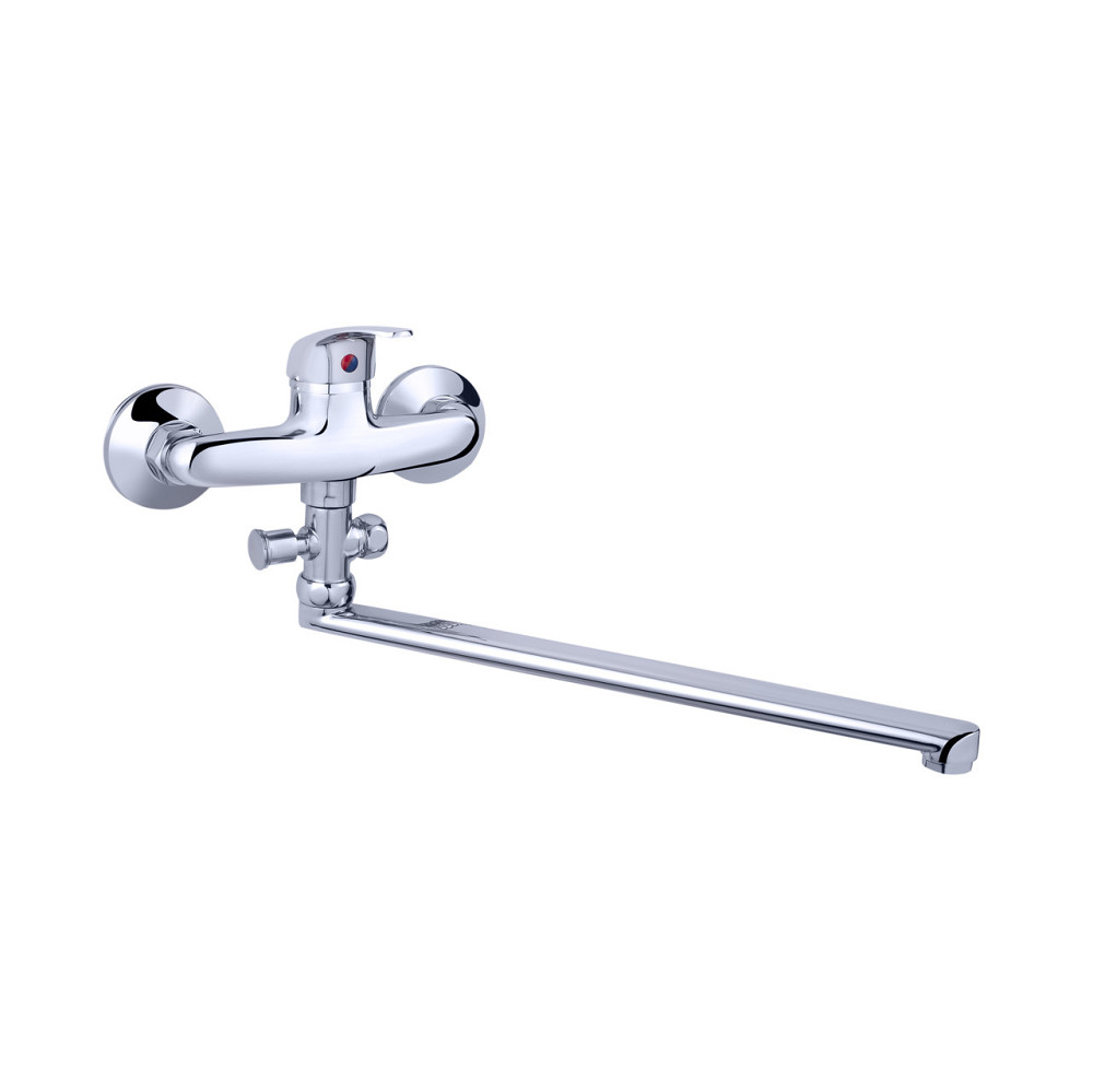 Змішувач для ванни Agua Leon - C070 з душовим гарнітуром, хром Київ - фото 1