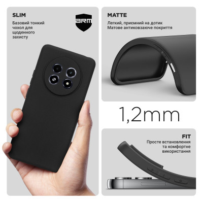 Чохол до мобільного телефона Armorstandart Matte Slim Fit Realme 13+ 5G Camera cover Black (ARM80562) Вінниця - фото 3
