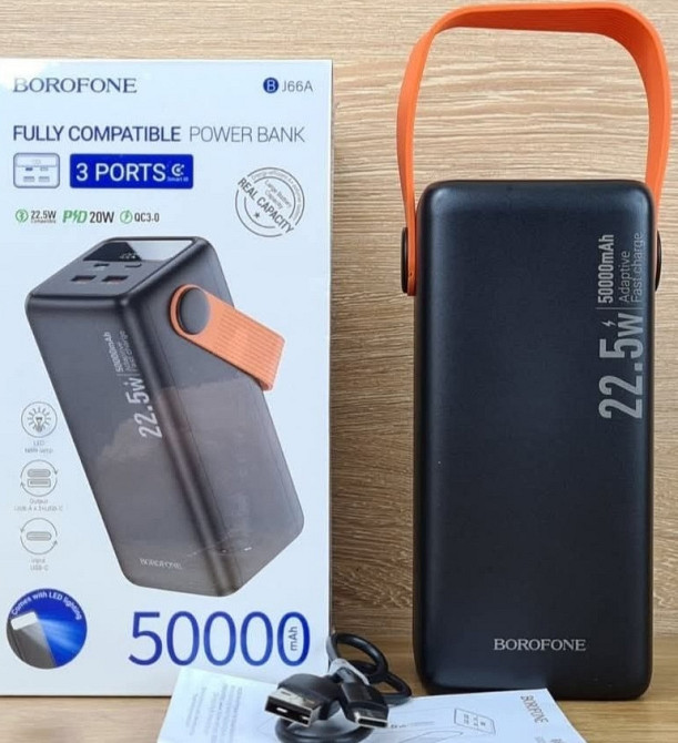 Супер Знижка!!!Павербанк konfulon 50000mAh(22.5w). в наявності. Киев - изображение 4