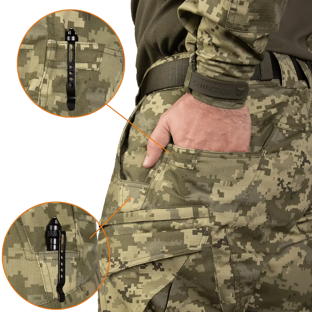 Тактичні чоловічі штани Герц (Піксель) XL Вінниця - фото 8