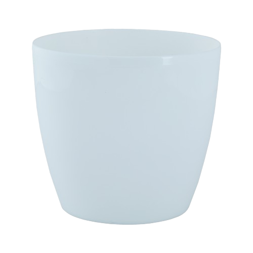 Вазон Матільда 30*27,5см круглий білий Алеана Житомир - фото 1