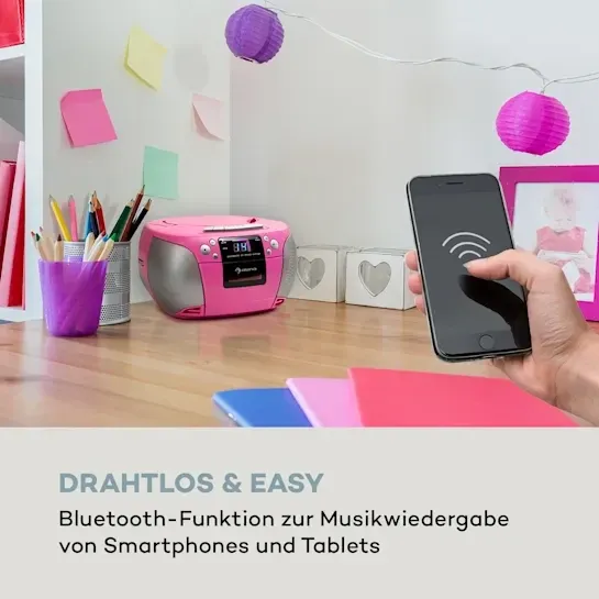 Бумбокс Auna Harper CD Boombox з Німеччини Уцінка Дніпро