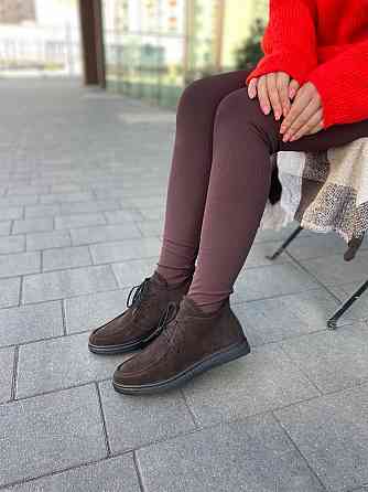 Arcoboletto Черевики жіночі Arcoboletto 305 шоколадні (весна-осінь, замша натуральна) (5771) Коломия