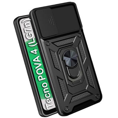 Чохол до мобільного телефона BeCover Military Tecno POVA 4 (LG7n) Black (709154) Вінниця - фото 1