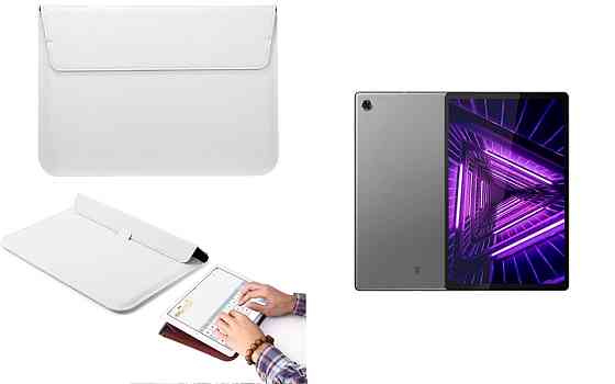 Чехол-конверт VitoCase для Lenovo Tab M10 FHD Plus (2nd Gen), с функцией подставки для планшета Белый Киев