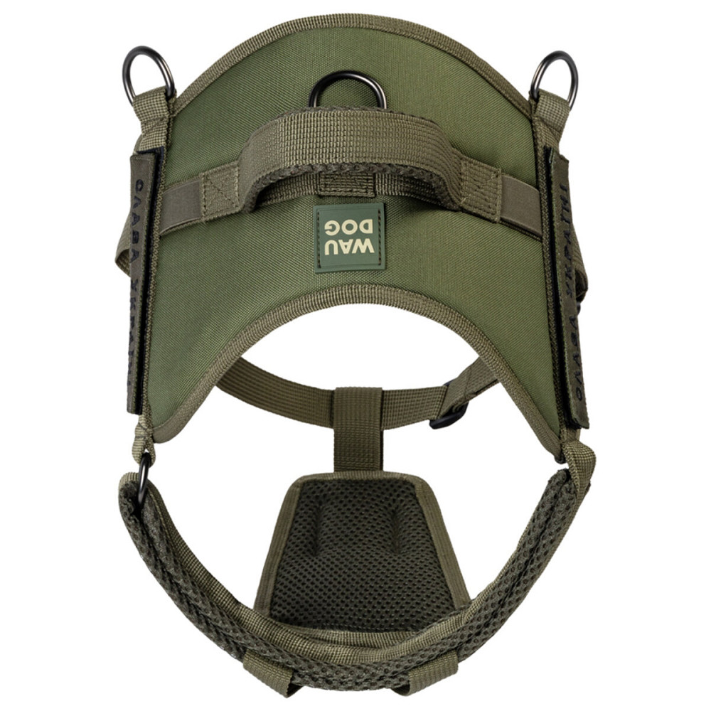 Шлей для служебных собак WAUDOG PRO, металлический фастекс, L, В 70-100 см, хаки Киев - изображение 3