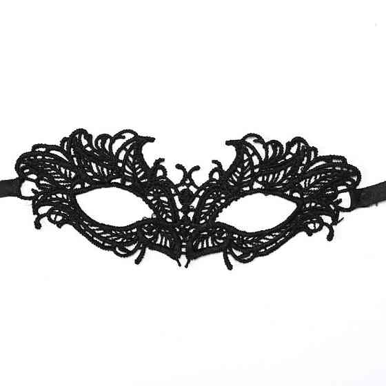 Маска для венецианского карнавала one size черный Киев