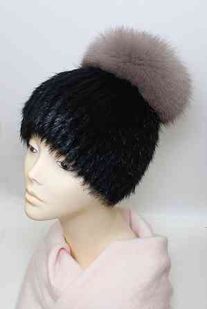 Шапка хутряна жіноча Бон Адріана Чорний Харків