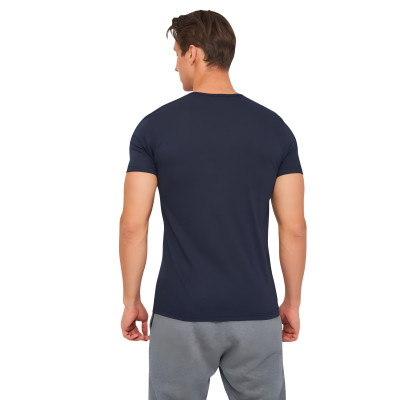 Футболка Kappa T-shirt Mezza Manica Scollo V K1315 BluNavy темно-синій M (8052394816349) Винница - изображение 2