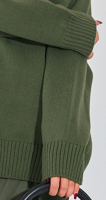 Джемпер свободный с высоким горлом (48-52) Киев - изображение 4