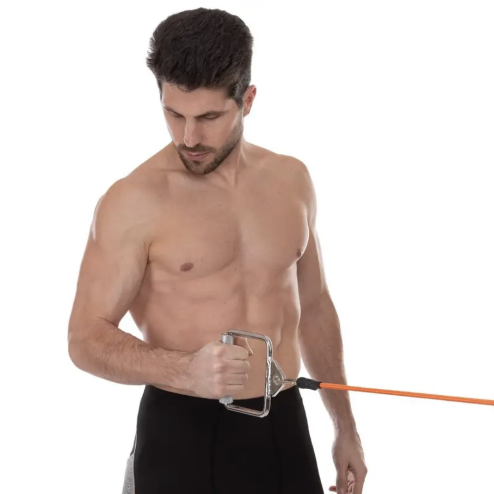 Ручка для тяги York Fitness одинарна на дельту/біцепс, хром Киев - изображение 6