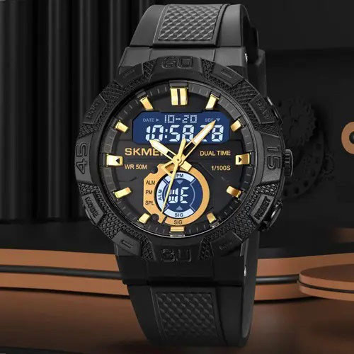 Чоловічий годинник стильний годинник на руку SKMEI Повсякденний спортивний GA-95 Львів - фото 15