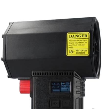 Турбовентилятор аккумуляторный Jet Fan 750Вт 50А 4000мАч для автомойки Черный Киев