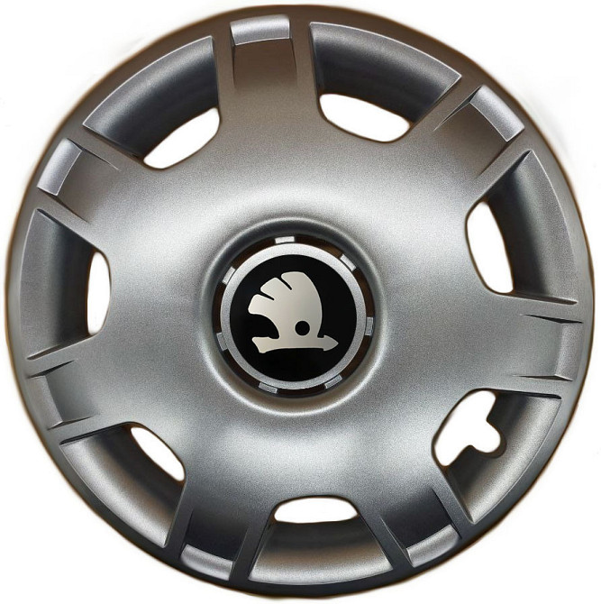 Автомобильные модельные колпаки R14 Skoda 205 4шт, SJS, серебряные Киев - изображение 1