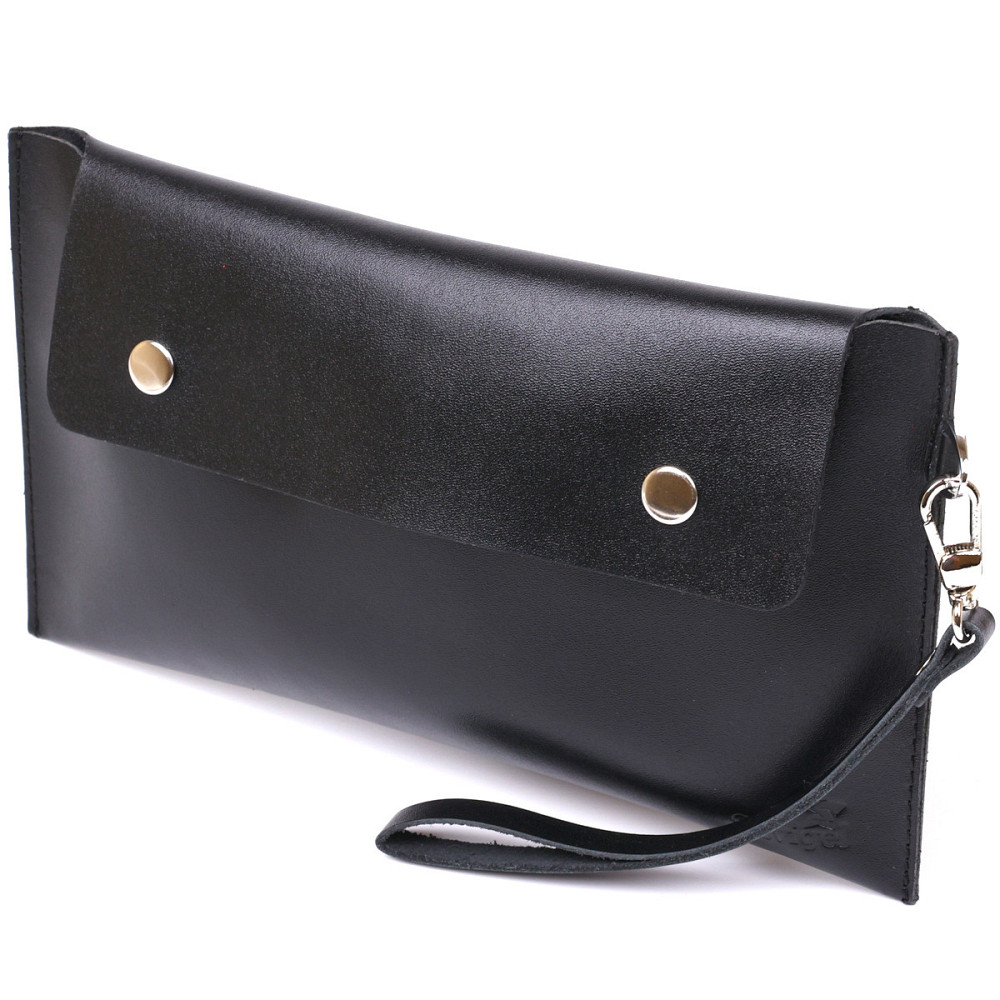 Кожаная тревел-косметичка Shvigel 16420 унисекс Черный Киев - изображение 1