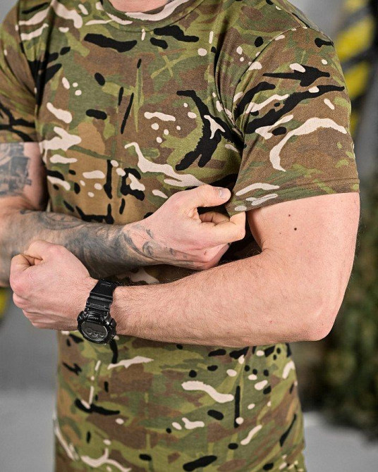 Тактическая футболка мультикам flame Одесса - изображение 4