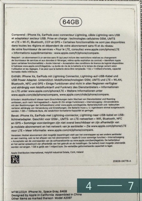 Айфон: Apple iPhone XS Spare Gray , в идеальном состоянии. Киев - изображение 2