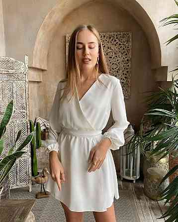 Женское стильное романтичное летнее платье софт Молочный Одесса