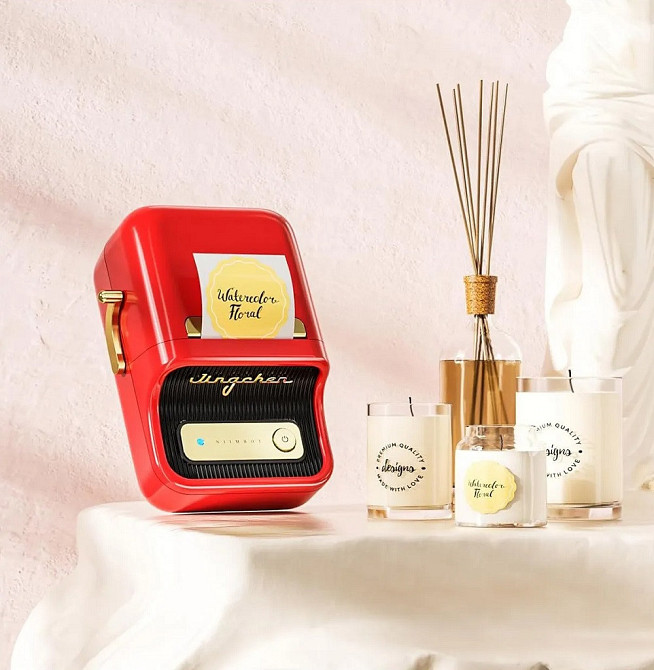 Термопринтер для друку наклейок NIIMBOT B21S Red Киев - изображение 10