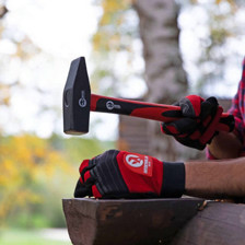 Молоток слюсарний 1 кг фібергласова гумова ручка 322мм Мукачево - фото 5