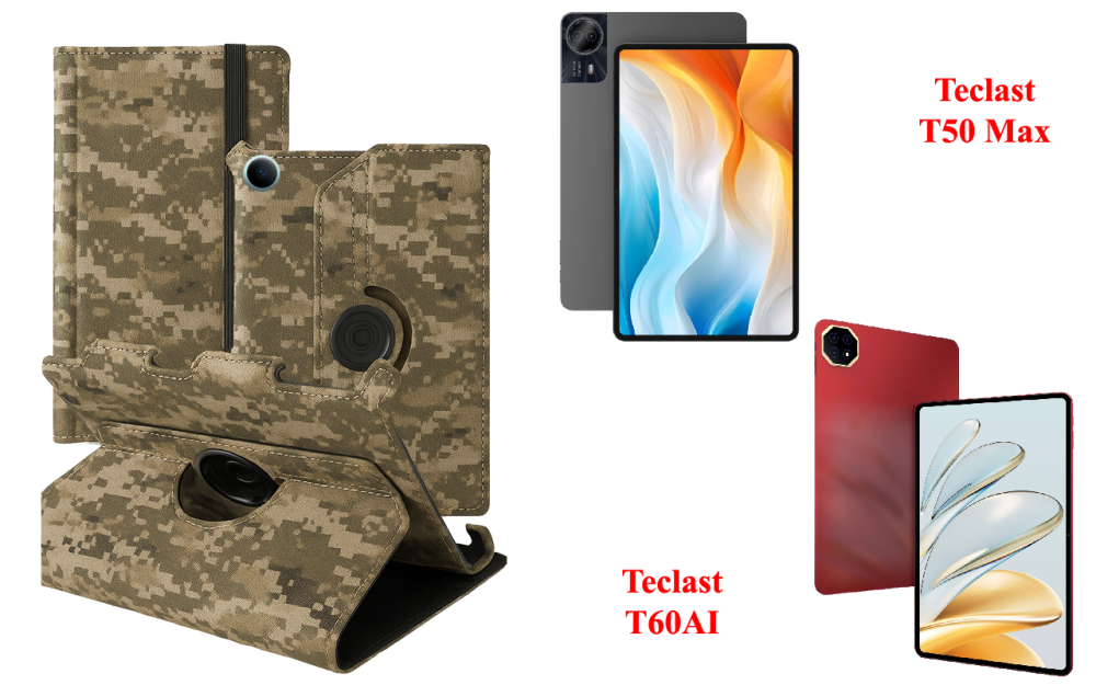 Чехол Spinner360 для планшета Teclast T60 Plus, Teclast T70, цвет Xaki Киев - изображение 1