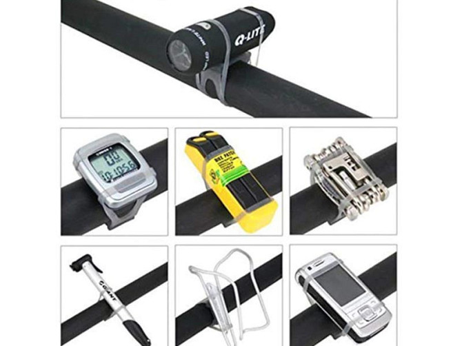 Держатель для фонарика силиконовый DJ-004 Feel Fit черный Бровары - изображение 3