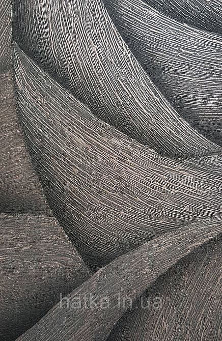 Шпалери вінілові на флізеліні Ritus Marburg метрові геометрія смуги фігури 3д чорні срібло бронза Київ - фото 2