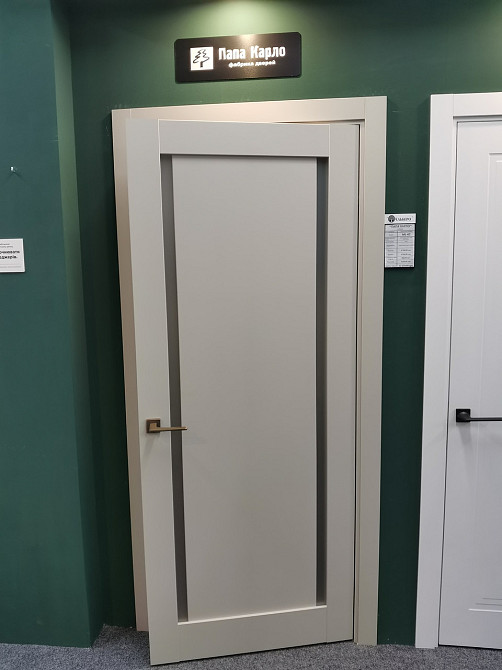 Двері екокошпон, Полотно, серія Millenium (ML-62) Світло-сірий Київ - фото 8