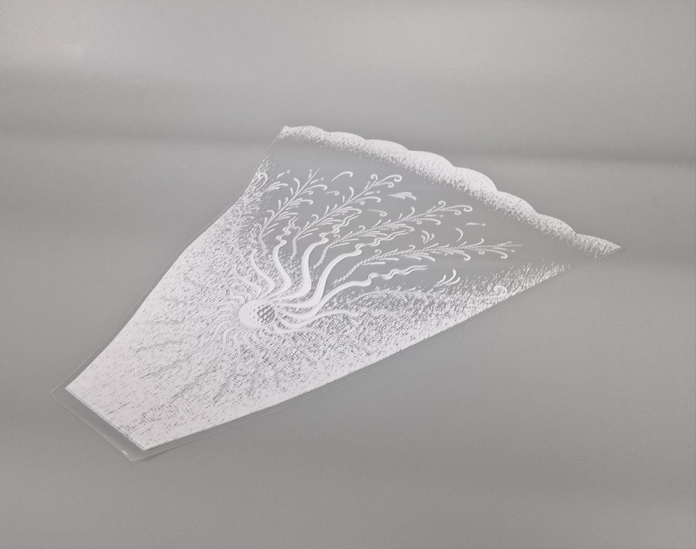 Упаковка конус под цветы h50/10низ/50верх(100 шт) узор 162 (2) (100 шт) Харьков - изображение 1