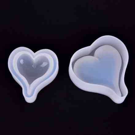 Молд сердце для мастики - размер молда 6,5*7см, силикон Киев