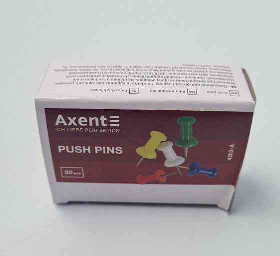 Кнопка "AXENT" силов,в карт кор 30шт (4203)  (1 пачка) Харків