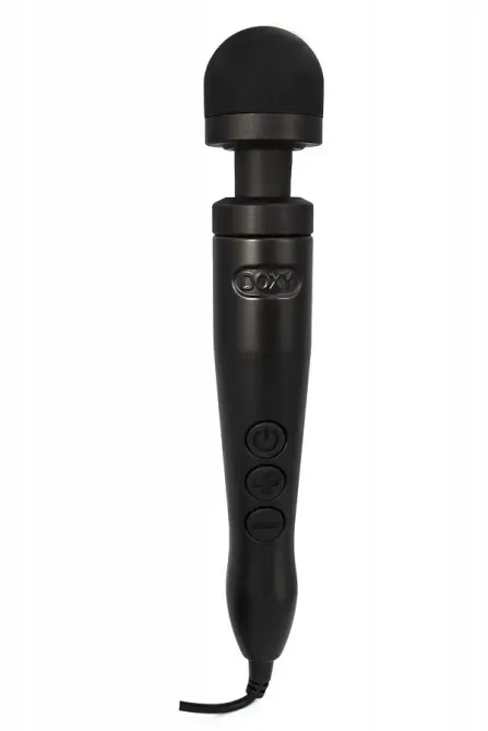 Вібромасажер DOXY Die Cast 3 Matt Black, дуже потужний, живлення 220В, металевий корпус Львів - фото 2