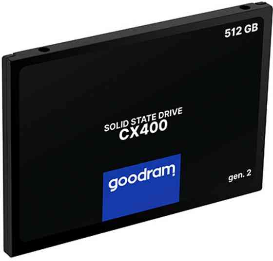 Накопичувач SSD 512GB GOODRAM CX400 Gen.2 2.5" SATAIII 3D TLC (SSDPR-CX400-512-G2) 2.5" Харків