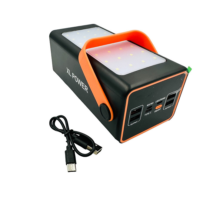 Універсальна зарядна батарея ACL PW-52 70000mAh зі швидкою зарядкою 22.5W + прожектор + ручка для перенесення Вінниця - фото 8