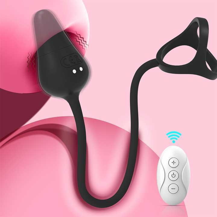 Вибро массажер простаты Funtasmo с эрекционным кольцом и пультом Д/У Винница - изображение 13